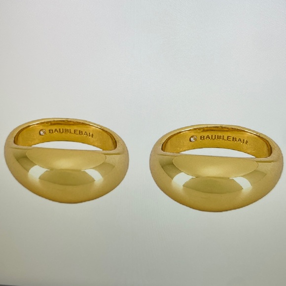 BaubleBar Jewelry - BaubleBar Maro Ring Set of 2, Size 8
